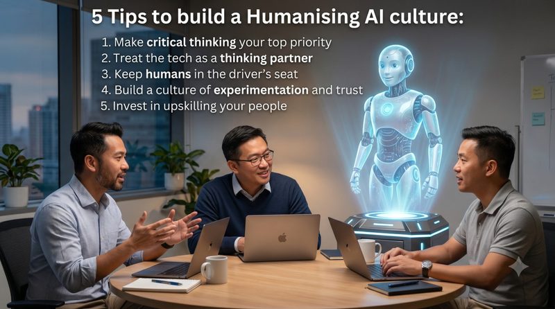 5 Tips to Build a Humanising AI Culture — article cover